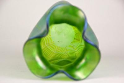  Loetz 19th Century Art Nouveau Glass Vase by Loetz Crete Phaenomen CZ circa 1898