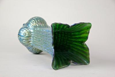  Loetz 20th Century Art Nouveau Glass Vase by W Kralik Iridescent Bohemia ca 1902