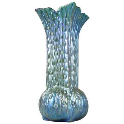  Loetz 20th Century Art Nouveau Glass Vase by W Kralik Iridescent Bohemia ca 1902