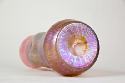  Loetz Art Nouveau Glass Vase by Loetz Witwe Decor Medici Pink Iridescent CZ 1902