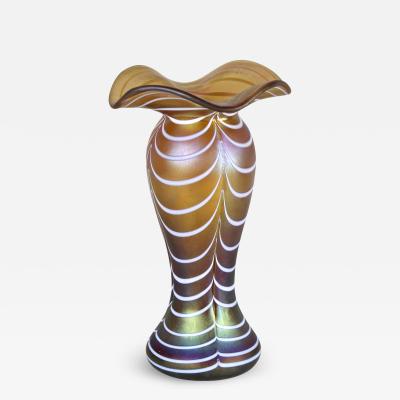  Loetz Art Nouveau Iridescent Glass Vase Attributed To Loetz Witwe Bohemia ca 1915