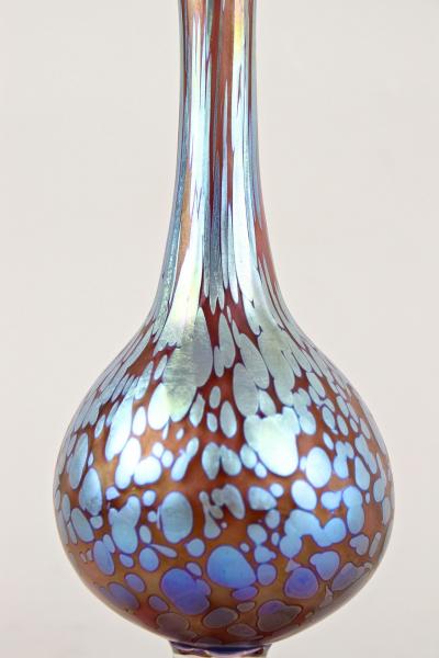  Loetz Art Nouveau Loetz Papillon Vase Jack In The Pulpit Iridescent CZ ca 1915