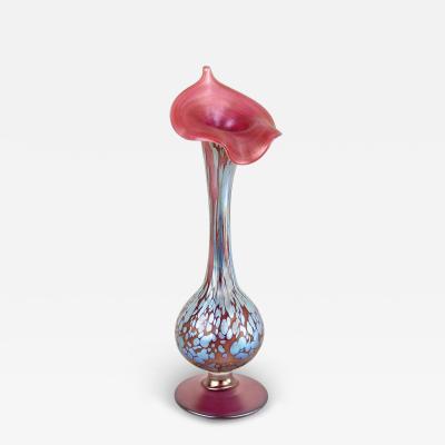  Loetz Art Nouveau Loetz Papillon Vase Jack In The Pulpit Iridescent CZ ca 1915