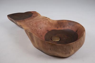  Logniture Banik Solid Wood Bathroom Sink Basin Original Contemporary Design Logniture