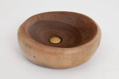  Logniture Banik Solid Wood Bathroom Sink Basin Original Contemporary Design Logniture