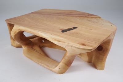  Logniture Domus Solid Wood Sculptural Coffee Table Contemporary Design Logniture