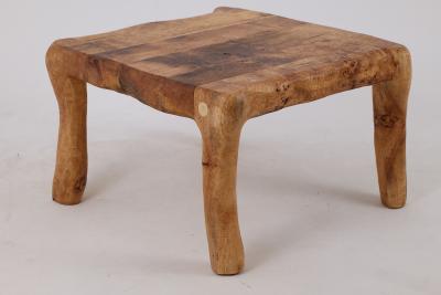  Logniture Jownik Square Burl Table Rustic Balance in Solid Wood