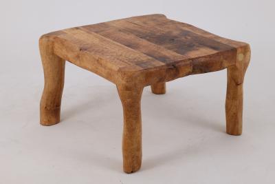  Logniture Jownik Square Burl Table Rustic Balance in Solid Wood
