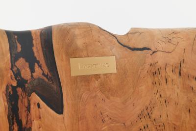  Logniture Live Edge Bathtub Carved from Single Piece of Wood Fully Functional Logniture