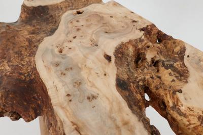  Logniture Live Edge Burl Wood Console Table Organic Modern Handmade