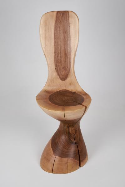  Logniture Logniture Carved Chair From Single Piece of Walnut Wood Log Furniture Unique