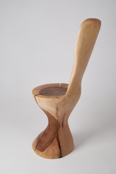  Logniture Logniture Carved Chair From Single Piece of Walnut Wood Log Furniture Unique