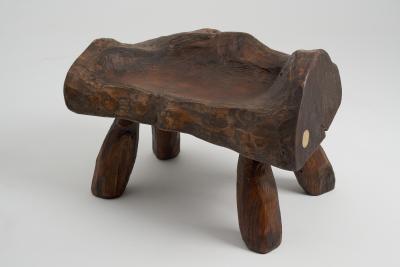  Logniture Logniture Carved Stool From Single Piece of Mulberry Wood Unique Log Furniture