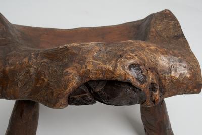  Logniture Logniture Carved Stool From Single Piece of Mulberry Wood Unique Log Furniture