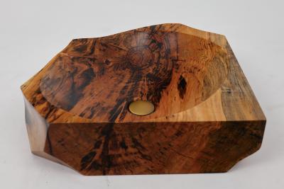  Logniture Logniture Live Edge Solid Wood Bathroom Sink Basin Original Design
