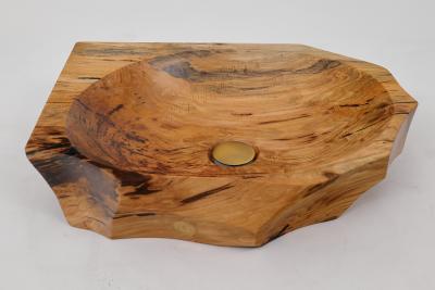  Logniture Logniture Live Edge Solid Wood Bathroom Sink Basin Original Design