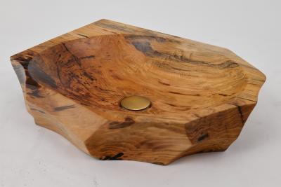  Logniture Logniture Live Edge Solid Wood Bathroom Sink Basin Original Design