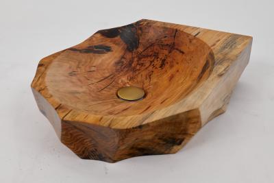  Logniture Logniture Live Edge Solid Wood Bathroom Sink Basin Original Design
