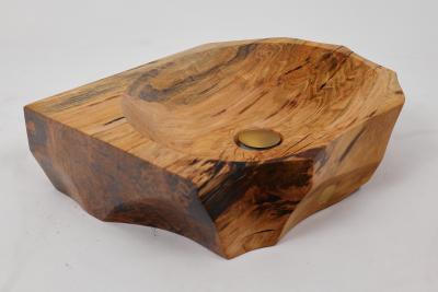  Logniture Logniture Live Edge Solid Wood Bathroom Sink Basin Original Design