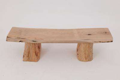  Logniture Logniture Live Edge Walnut Bench Wabi Sabi Brutalist Log Furniture