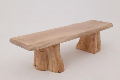  Logniture Logniture Live Edge Walnut Bench Wabi Sabi Brutalist Log Furniture