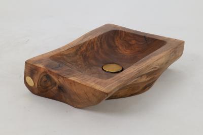  Logniture Logniture Live Edge Wood Bathroom Sink Basin Original Design Handmade