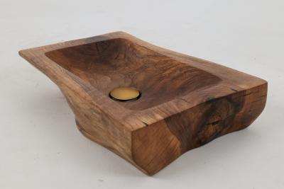  Logniture Logniture Live Edge Wood Bathroom Sink Basin Original Design Handmade