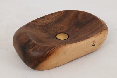  Logniture Logniture Live Edge Wood Bathroom Sink Basin Original Design Handmade