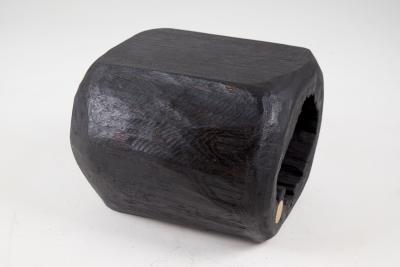  Logniture Logniture Log Furniture Rustic Side Table Stool Burnt Black Oak Wood