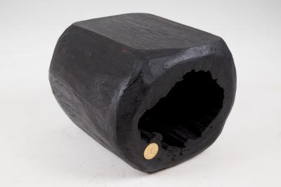  Logniture Logniture Log Furniture Rustic Side Table Stool Burnt Black Oak Wood