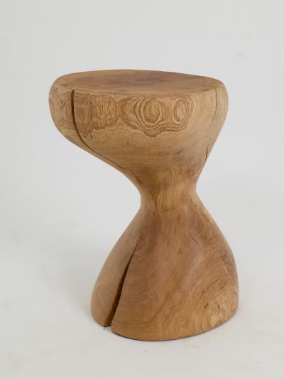  Logniture Logniture Oak Solid Wood Sculptural Side Table Original Contemporary Design