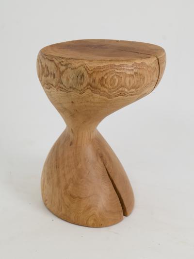  Logniture Logniture Oak Solid Wood Sculptural Side Table Original Contemporary Design