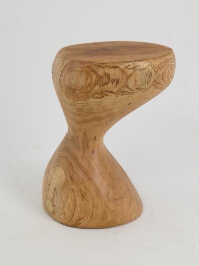  Logniture Logniture Oak Solid Wood Sculptural Side Table Original Contemporary Design
