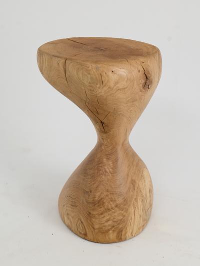  Logniture Logniture Oak Solid Wood Sculptural Side Table Original Contemporary Design