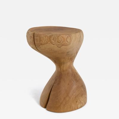  Logniture Logniture Oak Solid Wood Sculptural Side Table Original Contemporary Design