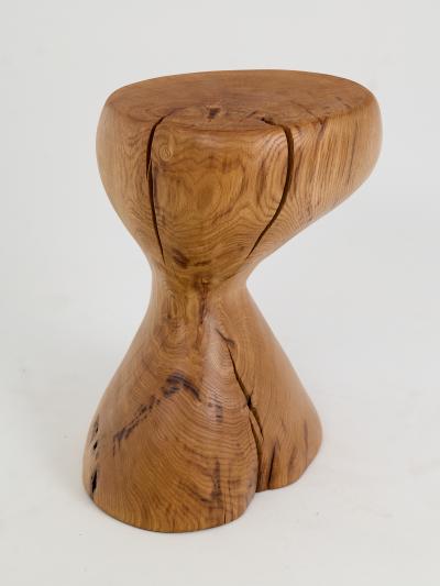  Logniture Logniture Oak Solid Wood Sculptural Side Table Original Contemporary Design