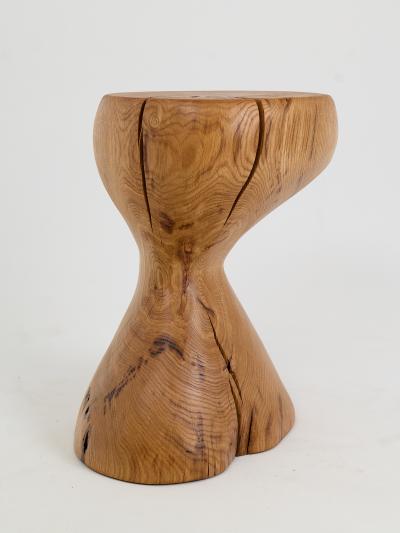  Logniture Logniture Oak Solid Wood Sculptural Side Table Original Contemporary Design