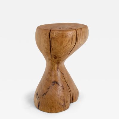  Logniture Logniture Oak Solid Wood Sculptural Side Table Original Contemporary Design