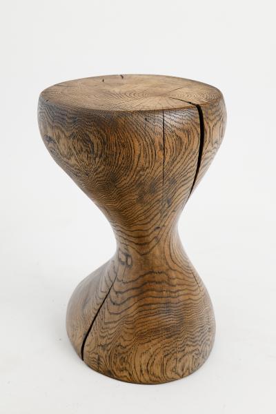  Logniture Logniture Oak Solid Wood Sculptural Side Table Original Contemporary Design