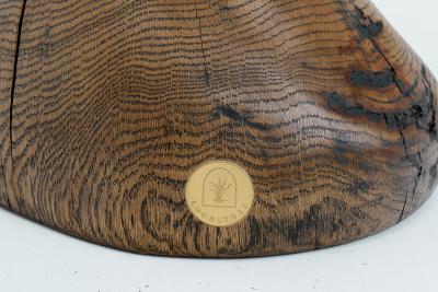  Logniture Logniture Oak Solid Wood Sculptural Side Table Original Contemporary Design