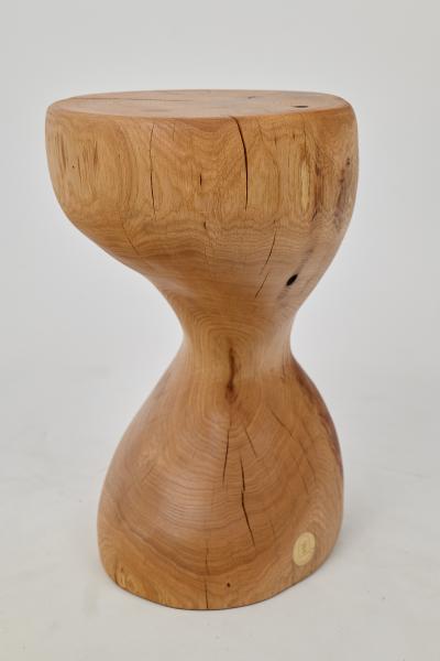  Logniture Logniture Oak Solid Wood Sculptural Side Table Original Contemporary Design