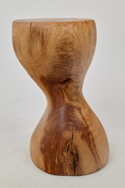  Logniture Logniture Oak Solid Wood Sculptural Side Table Original Contemporary Design