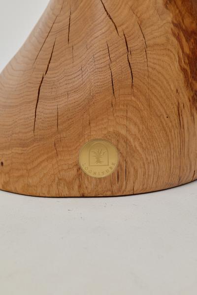  Logniture Logniture Oak Solid Wood Sculptural Side Table Original Contemporary Design