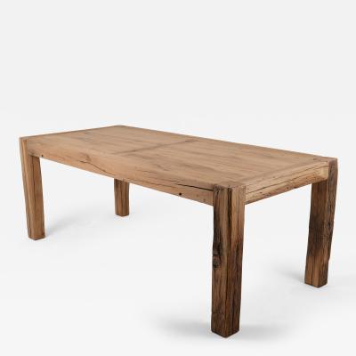  Logniture Logniture Reclaimed Oak 79 inch Dining Table Organic Brushed Finish