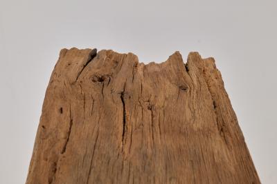  Logniture Logniture Reclaimed Oak Wood Brutalist Bench Natural and Eco Friendly