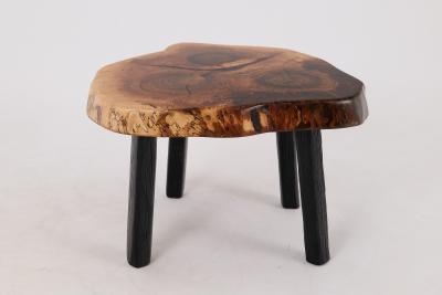 Logniture Logniture Rustic Sculptural Coffee Table Walnut Burnt Black Oak Unique