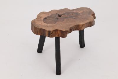  Logniture Logniture Rustic Sculptural Coffee Table Walnut Burnt Black Oak Unique