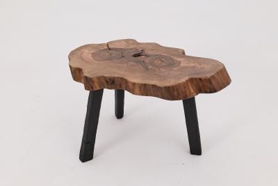  Logniture Logniture Rustic Sculptural Coffee Table Walnut Burnt Black Oak Unique