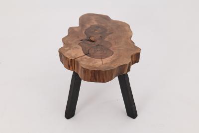  Logniture Logniture Rustic Sculptural Coffee Table Walnut Burnt Black Oak Unique