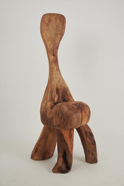  Logniture Logniture Sculptural Carved Chair From Walnut Wood Log Furniture Unique